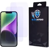 BlueDefend iPhone 14/16e Anti-Blue Light Skjermbeskyttere Beskyttelsesglass - 2 stk.