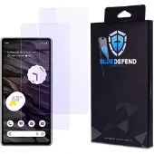 BlueDefend Google Pixel 7a Anti-Blue Light Skjermbeskyttere Beskyttelsesglass - 2 stk.