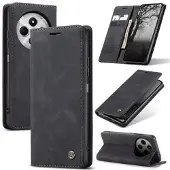CASEME Xiaomi Redmi 14C 013 Series Lommebok-deksel - Svart