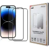 Saii iPhone 15 Pro Max 3D Premium Beskyttelsesglass - 2 Stk.
