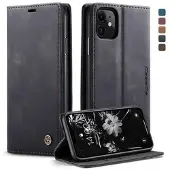 CASEME iPhone 11 013 Series Lommebok-deksel - Svart