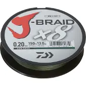 Daiwa J-braid 8 Flettet Fiskesnøre 300 M