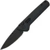 Buck Auto Deploy Button Lock Blk