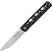 Real Steel Burns Framelock Black/Gold