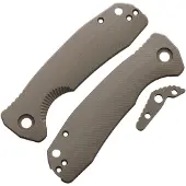 Honey Badger Knives Medium Linerlock Handle Tan