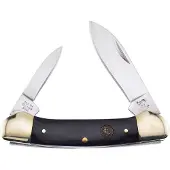 Hen & Rooster Canoe Buffalo Horn