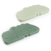 Done by Deer Kjøleelementer - 2-pack - Croco Green - - OneSize - Tilbehør