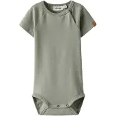 Lil´ Atelier Lil' Atelier Body k/e - NbmLalo - Sjøgress - - 56 - Kortermet body