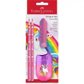 Faber-Castell Blyantsett - Unicorn - 4 Deler - Rosa - - OneSize - Blyanter