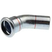 Vsh Fabrieken Xpr carbon elbow 45 deg. fø 54