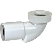 Purus PUM bundventil-vinkel 40 mm X 1.1/4-1.1/2 med lugtspærre