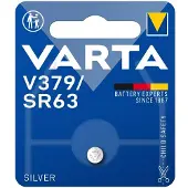 Varta V379/SR63 Sølv Myntcellebatteri - 1 Pakke