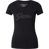 Guess Marciano Embro Script Logo Kortarmet T-skjorte
