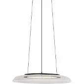 QAZQA Design Pendellampe Svart og Transparent 3-Trinns Dimmbar - Scacrylic