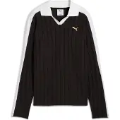 Puma T7 Relaxed Long Sleeve Polo Women, Clothing, Black, L