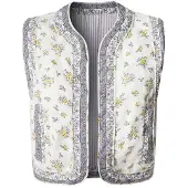 Pepe Jeans for woman. PL402604 Waistcoat Sol beige (XS), Casual, Cotton