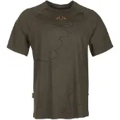 Swedteam Alpha SS RE-ECO T-skjorte Herre Printed Green M