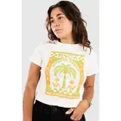 RVCA Palmy Daze T-skjorte hvit
