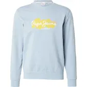 Pepe Jeans for man. PM582921 Milton sweatshirt blue (S), Casual, Cotton