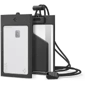 Spigen Badge Holder MagSlide, Merkeholder, Landskap/portrett, Plast, Sort, 90 cm, 1 stykker