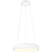 TRIO Cardona hengelampe, Ø 46,5 cm, hvit, CCT, metall