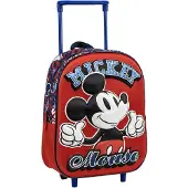 Cerda Disney Mickey 3d 25x36x10 Cm 9l Ryggsekk Med Hjul