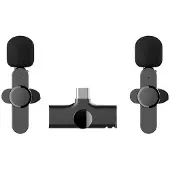 Lippa Dual Wireless Lavalier Microphone With USB-C Connector