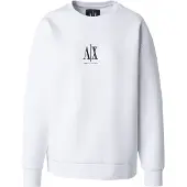 Armani Exchange for woman. XW000821AF10818U0002 Crewneck sweatshirt white (M), Casual, Sport, Cotton, Multisport