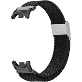 INF Vevd nylonklokkerem for Xiaomi Mi Band 8/9 Black