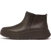 FitFlop F-mode Leather Flatform Zip Ankle Støvler