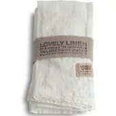 Fyrklövern Lovely Linen Lovely serviett 45 x 45 cm 4-pk, Off-White