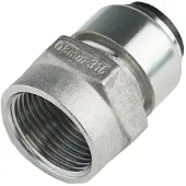 Roth straight female connector 15 mm x 1/2"