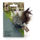 Kitty Play Squeaking grey bird