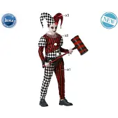Atosa Halloween-kostyme For Barn Harlekin