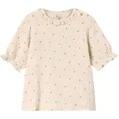 Fliink Blooming Bluse Sandshell (116 / 6 år)