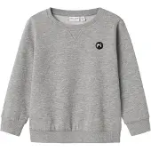 Name it Collegegenser - Noos - NmmVimo - Grey Melange - - 2 år (92) - Collegegenser