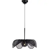 Markslöjd Hengelampe Styrka, Ø 63 cm, svart/røykgrå, bananfiber