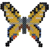 Hama Midi Perler - 2000 stk. - DIY Opphengsleke - Sommerfugler - - OneSize - Perler