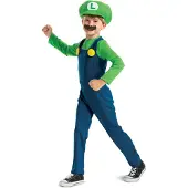 Super Mario Kostymer - Luigi - - 7-8 år (122-128) - Kostymer