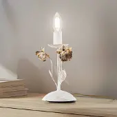 ONLI Carolina bordlampe, elfenbensfarget, 1 lyskilde, jern