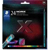 Staedtler Norix 186 - Fargeblyant - assorterte farger (en pakke 24)