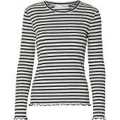Selected Anna Stripe Langarmet T-skjorte