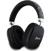 GUESS G Cube Metallic Script Logo On-Ear trådløse hodetelefoner i metall - svart
