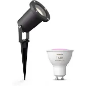Philips Puled Spot, Svart + Farge Gu10-pære