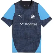Puma Olympique de Marseille Training Jersey Youth, Clothing, Navy/Azure, 7-8Y