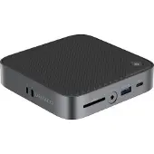 Deltaco - Dokkingstasjon - USB-C - 2 x HDMI - 1GbE