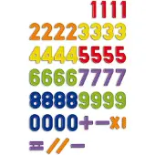 Quercetti Magnetisk Tall og matematikk - 123 - 48 Deler - 05463 - - OneSize - Magnetisk leketøy