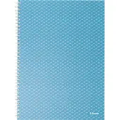 Esselte Colour'Breeze A4 Notebook lined wirebound Blue