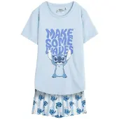Disney Stitch Kortskjortet Pyjamas-t-skjorte