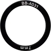 Elvedes Alloy Kranklager-spacer 3 Enheter